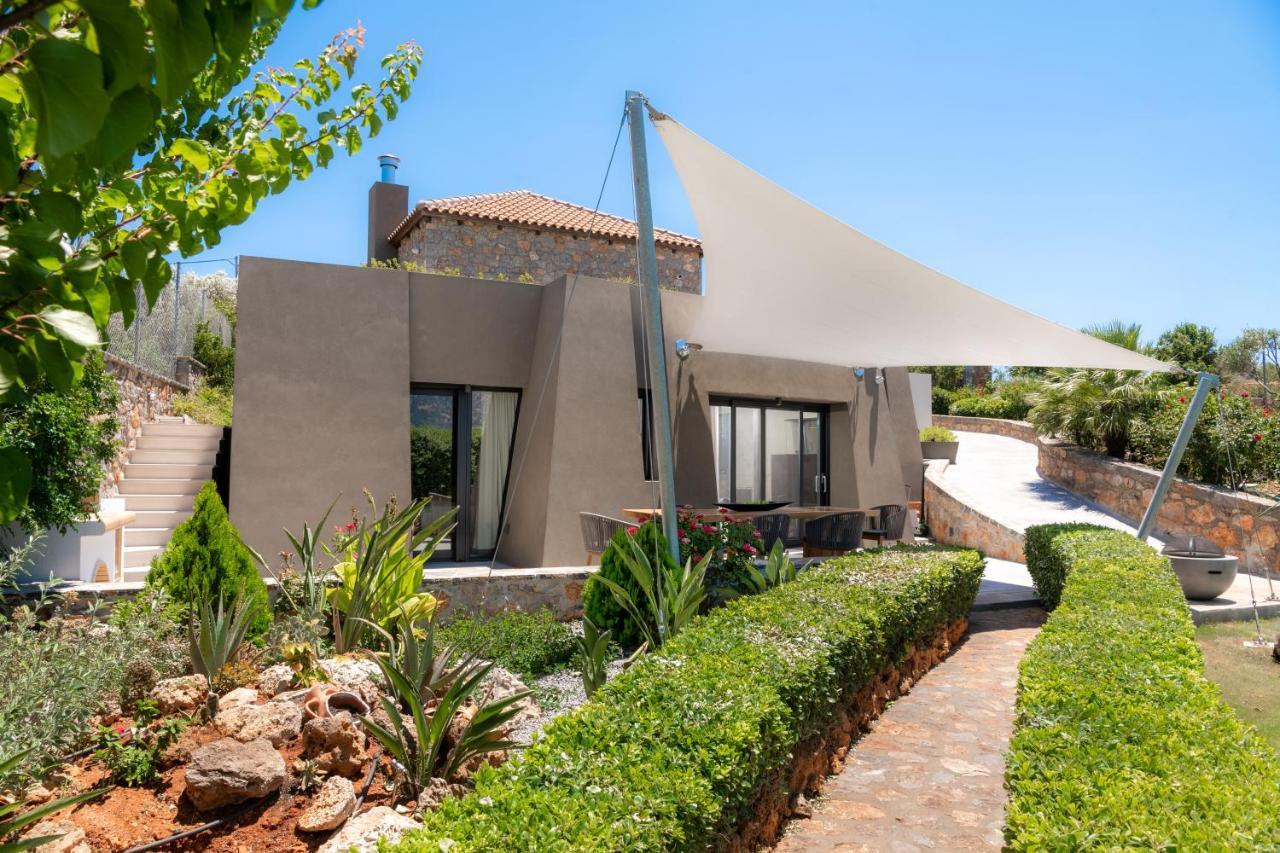 Lithari Luxury Villa With Private Pool, Your Perfect Retreat, Crete Ájosz Nikólaosz Kültér fotó