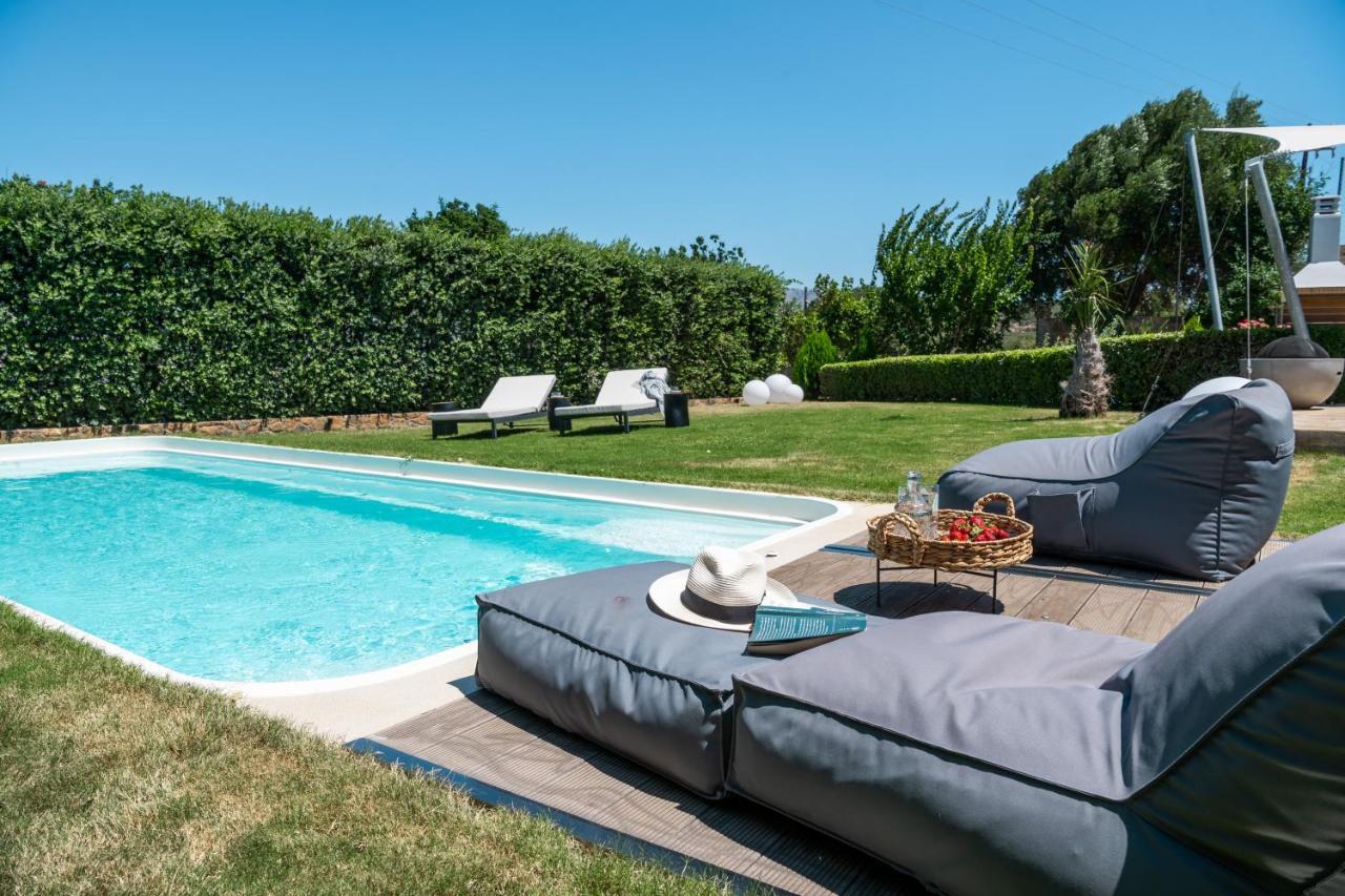Lithari Luxury Villa With Private Pool, Your Perfect Retreat, Crete Ájosz Nikólaosz Kültér fotó
