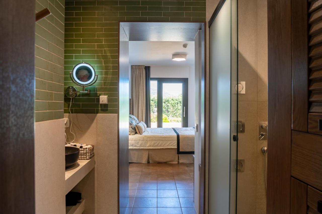 Lithari Luxury Villa With Private Pool, Your Perfect Retreat, Crete Ájosz Nikólaosz Kültér fotó
