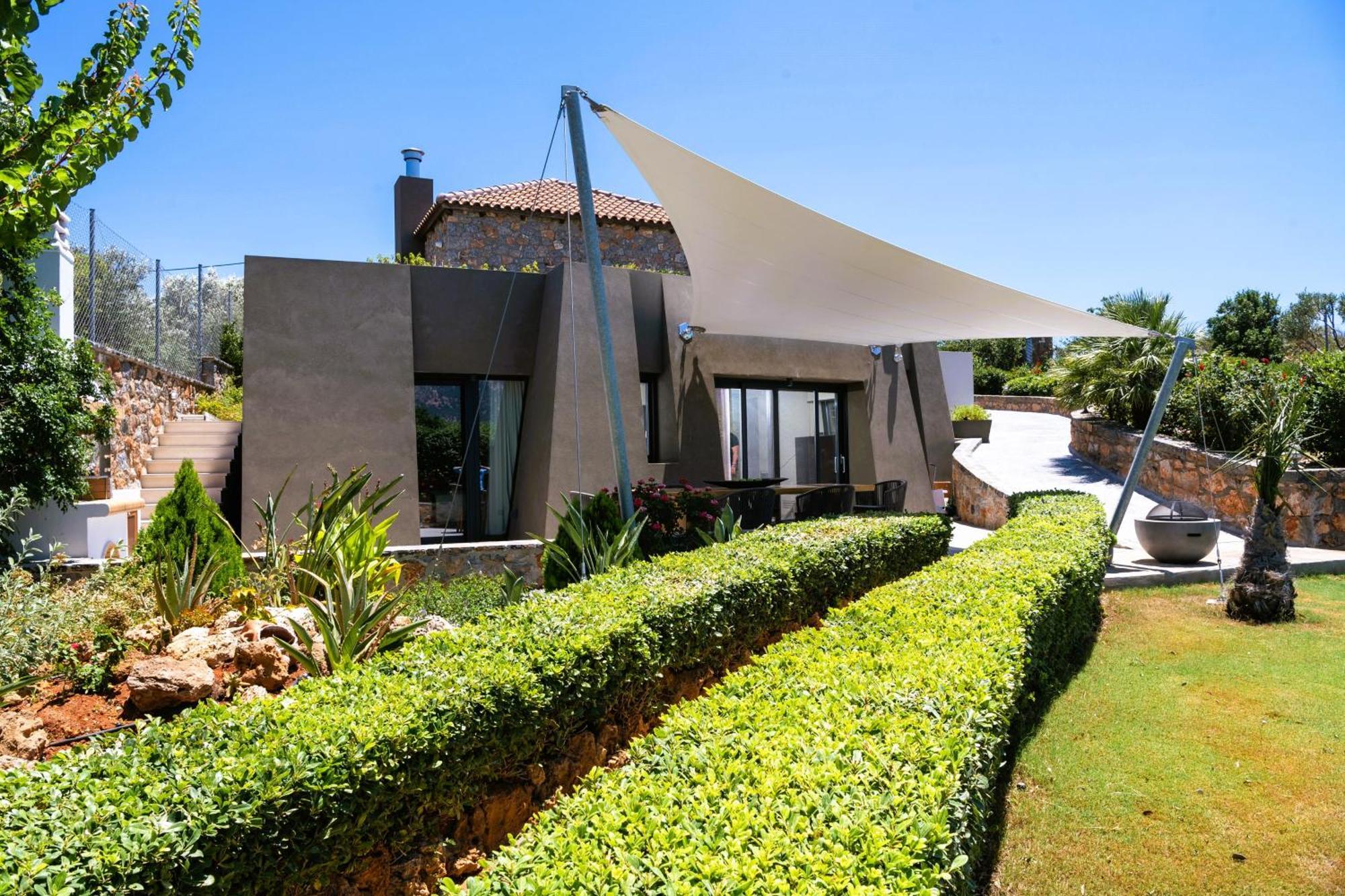 Lithari Luxury Villa With Private Pool, Your Perfect Retreat, Crete Ájosz Nikólaosz Kültér fotó