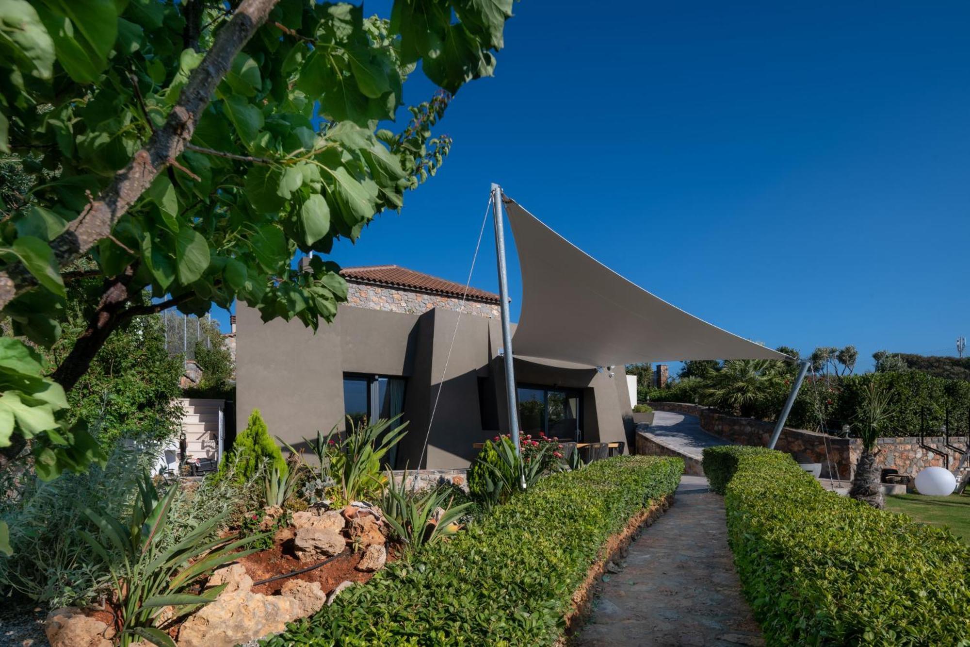Lithari Luxury Villa With Private Pool, Your Perfect Retreat, Crete Ájosz Nikólaosz Kültér fotó