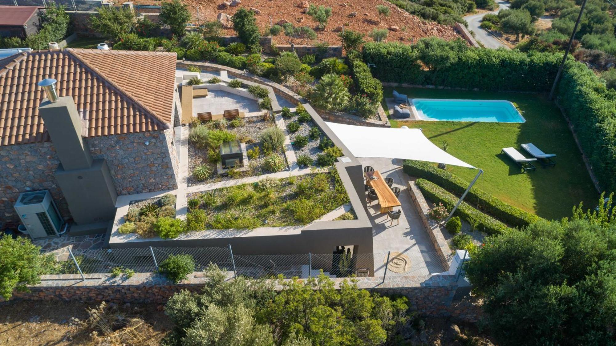 Lithari Luxury Villa With Private Pool, Your Perfect Retreat, Crete Ájosz Nikólaosz Kültér fotó
